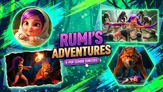 Can Rumi Survive the Jungle? 🐯 Rumi vs Shere Khan! #kpopdemonhunters