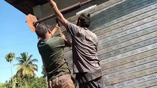 rolling shutter kaise banata hai &hearts;️ How To Make rolling shutter# Gi rolling shutter fitting  #mig