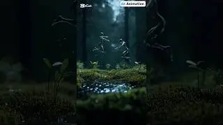 &ldquo;Dancing spirits of the misty forests&rdquo; #WaterCreatures #MysticalForest #DreamlikeScene #3DAnimation