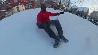 HAVING FUN IN THE SNOW