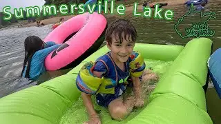 Swimming at Summersville Lake State Park