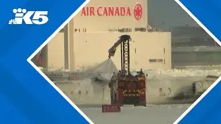 BREAKING: Delta Air Lines flight crashes upside down in Toronto