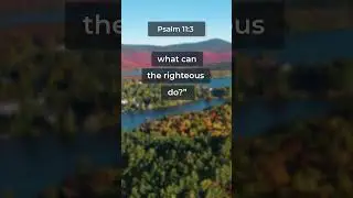 Psalm 11:3 (Audio Bible - NRSV)