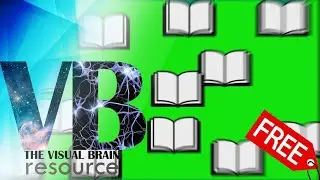 Merging/Disappearing Books Green Screen FREE Resource