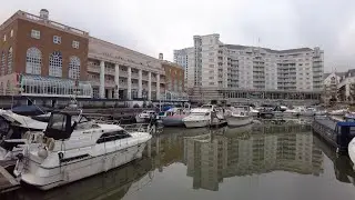 Walking around Chelsea Harbour, Imperial Wharf and Thames Path, London Walking Tour 4K