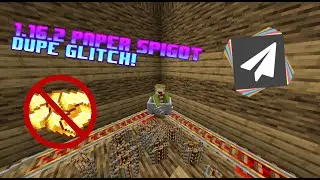 Minecraft Java Spigot 1.16.2 Multiplayer Duplication Glitch (Working)
