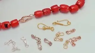 How to use Hook and Eye Clasps for Jewelry Making