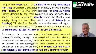 The Significance of Kathina and Sappurisa Dāna