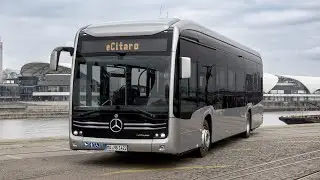 New 2023 Mercedes eCitaro bus - Test Drive