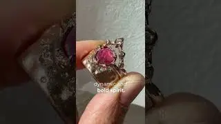 Cosmic Connections featuring Leo & The Ruby Stone ❤️ #ruby #rubies #rings
