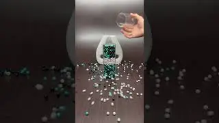 🐥 Hypnotic Reverse Beads ASMR | Oddly Satisfying Visual Flow #asmr #satisfying #reverse