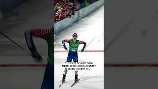 The first Olympic gold medal in U.S. cross-country skiing history