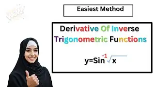DAE Applied Math 212|Long Questions|Ex 4.2 Q1(1)|Derivative Arcsinx|Easiest Maths