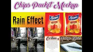Chips Packet Mockup | create custom mockup #photoshoptutorial #chipspacking #mockup   #photography