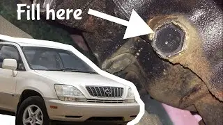 Замена масла в раздаточной коробке - Toyota Harrier Lexus RX 300