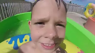 First tubing experience at Shining waters, Cavendish, PEI (The Canon Bowl)