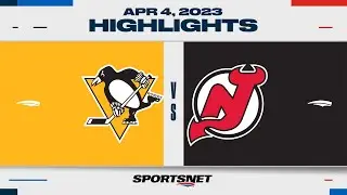 NHL Highlights | Penguins vs. Devils - April 4th, 2023