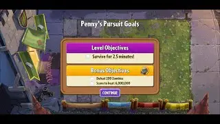 PvZ 2, Penny's Pursuit: Event 125, Level 1 (Week 158), Extra Hot (3 Chilies), All Objectives