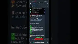 Chakra AI Depin Project🎉 Reward Chakra Points Don't Miss Backed by Solana👀🔥 #crypto#cryptocurrency