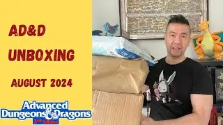 AD&D 2e unboxing Aug 2024. Ravenloft, Dark Sun, Al-Qadim, 4e and more.