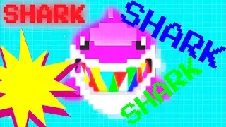 PIXEL WORLD 🦈🌈🕹️ DRAWING IDEAS EASY SHARK - Relaxing Music Drawing very easy things  Painting IDEAS