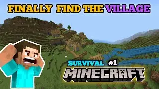 Minecraft Finally Find The Village In Survival Series