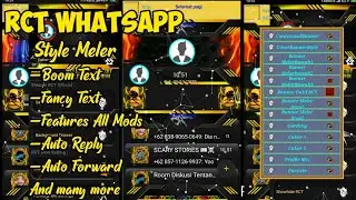 RCT WhatsApp Style Meler.Full Feature Mods🔥
