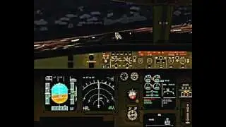 A321 landing in