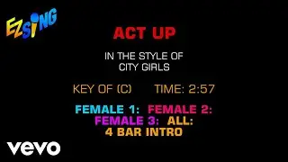 City Girls - Act Up (Karaoke EZ Sing)