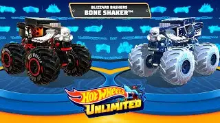 Hot Wheels Unlimited 2: Let&rsquo;s Race Monster Trucks Blizzard Basher in Winter Tracks