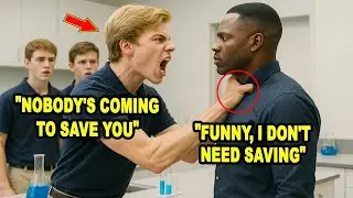 Racist Bully Grabs Black Teacher&rsquo;s Throat In Lab&mdash;Unaware He Had a Military Past That Would End Him