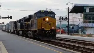 [CSXT]3116 GE ES44AH,3432 GE ET44AH Brand New!,7776 GE CW40-8 Leads Q470-23 With H & W In Fay NC