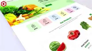 Professional Grocery Store Website Template Built with HTML and Bootstrap