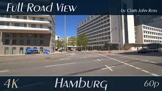 Hamburg, Germany: Hammerbrook, St. Georg - Hammerbrookstra&szlig;e, Steindamm, L&uuml;beckertordamm -  4K UHD
