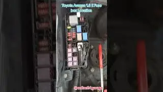 Toyota Avanza 1.5 E Engine Room Fuse box Diagram #automobile #fusebox