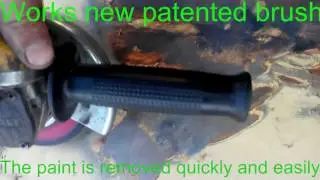 CUP BRUSH SUPER to remove paint and rust from metal and other materials
