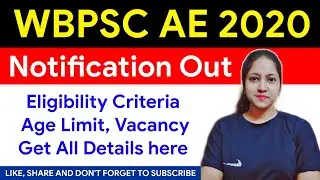WBPSC Recruitment 2020 | Assistant Engineer (Civil) Vacancy Out | Competitive Pathshala