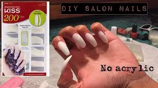 DIY Salon Nails under $10!! || KISS Full Cover Nail kit | C&rsquo;est La Tee