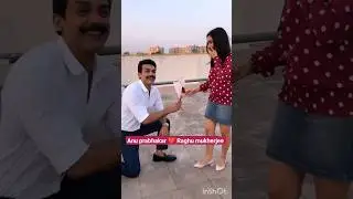 raghu mukherjee proposes anu prabhakar| anu prabhakar| raghu mukherjee#shorts#youtubeshorts#trending