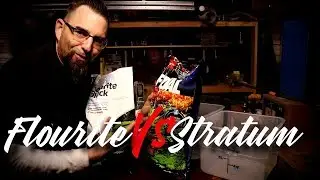 Сравнение объемов субстратов Flourite и Stratum Planted Aquascape!