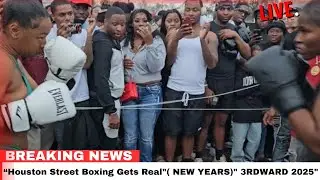 New Year Street Boxing in Houston | Real Fights from 3rd Ward (2025 Showdown)