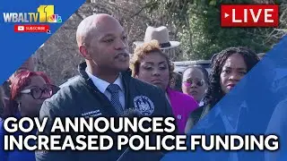LIVE: Gov. Moore announces record funding for Maryland law enforcement | wbaltv.com