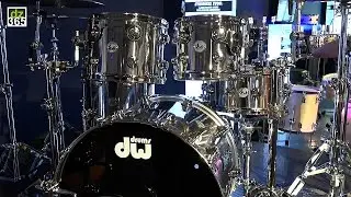DW Drums' first full Stainless Steel drum set
