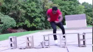 Wilson Kubwayo breaking bricks