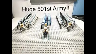 HUGE 501st Army Update #2!! Over 70 Minifigures and Over 35 Vehicles!!