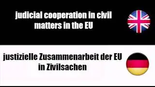 LEARN GERMAN WORDS - administrative cooperation