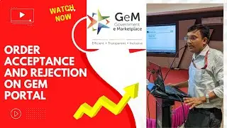 Acceptance and Rejection of orders on GeM portal #gem #government #contractors #bidding