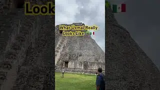 What Uxmal Really Looks Like 🌴🇲🇽 A Journey Into Mayan History #shortsviral #mexico #uxmal