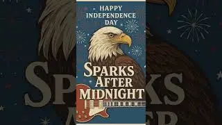 Loud guitars and fireworks in your soul.#SparksAfterMidnight #4thOfJuly #RetroRock 🇺🇸🔥