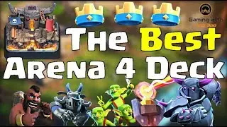 The BEST Arena 4 Deck | How to push to Arena 5 | Counter Deck | Clash Royale with Leonidas!